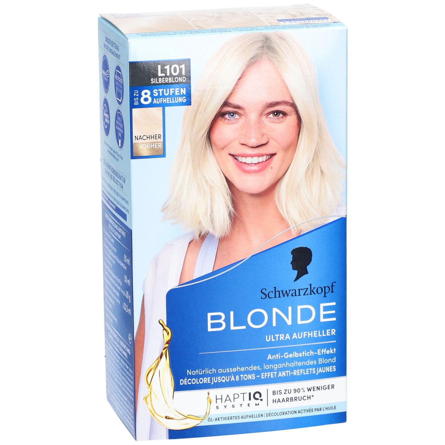 Schwarzkopf® Blonde L101 Permanente Zilverblonde Ontkleuringskit