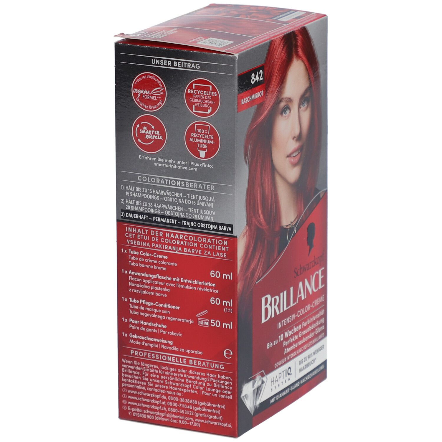 SCHWARZKOPF Brillance Haarverf 848 Kasjmierrood