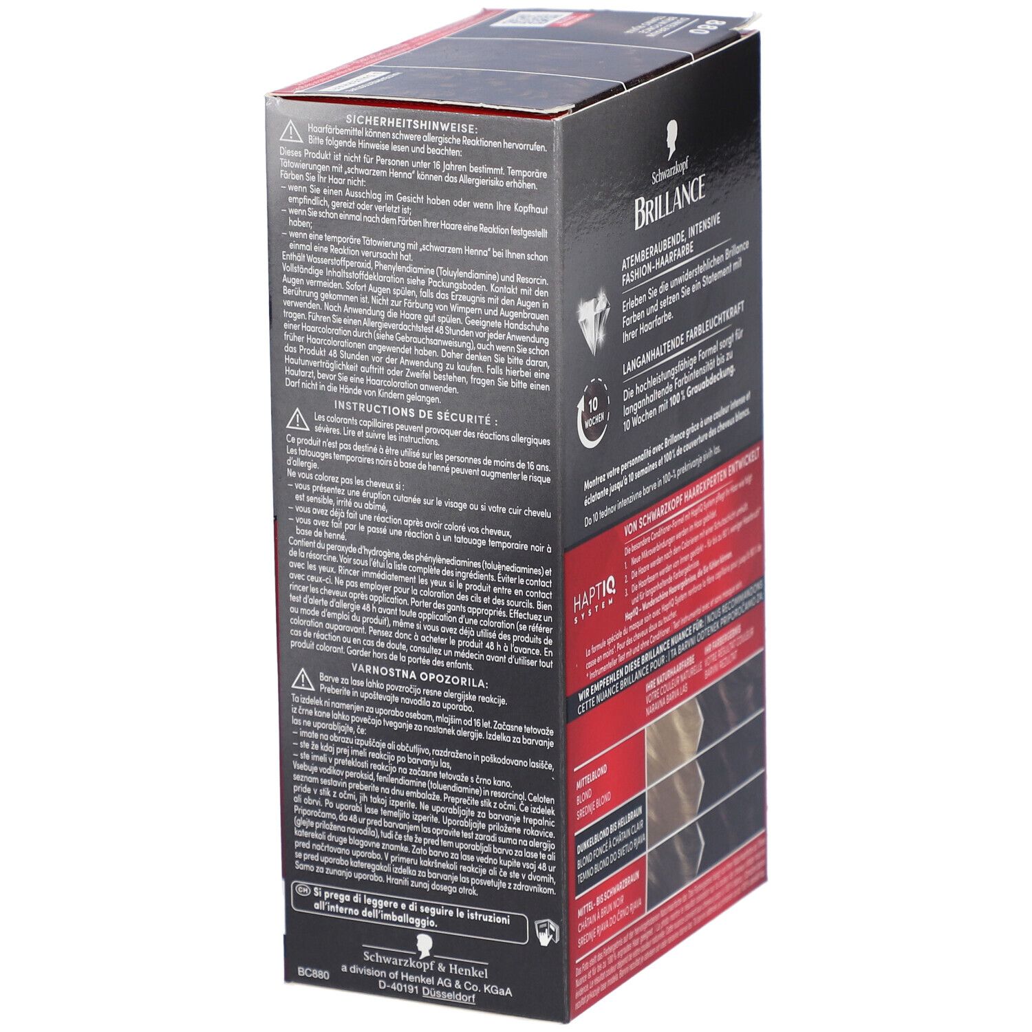 Schwarzkopf Kleurbrilliance 880 intens donkerbruin