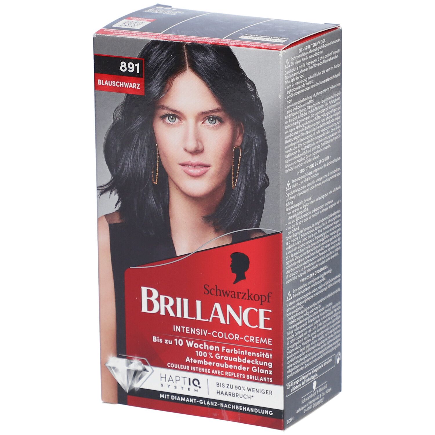 SCHWARZKOPF Brillance Haarverf 861 Blauw Zwart