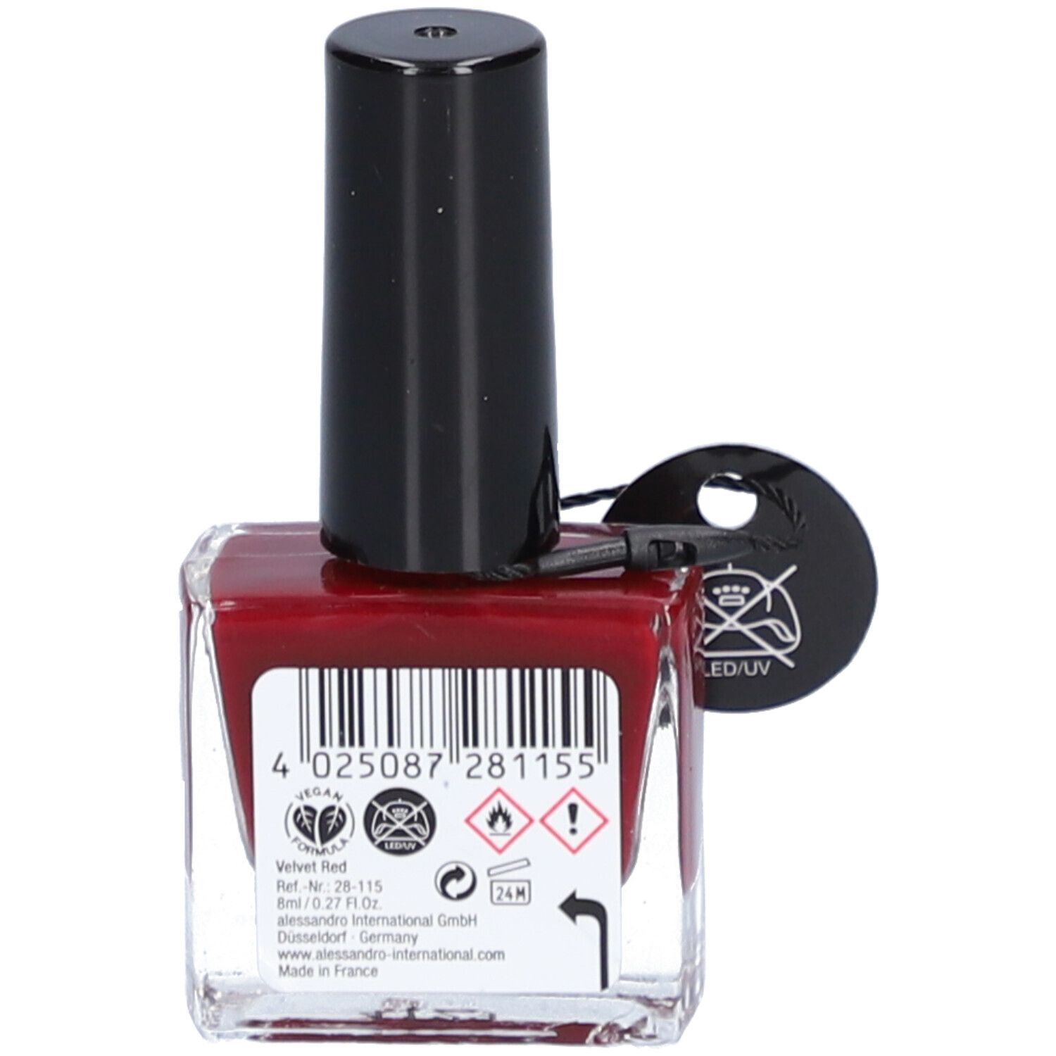 ALESSANDRO Hybrid Soul Gel Polish Velvet Red