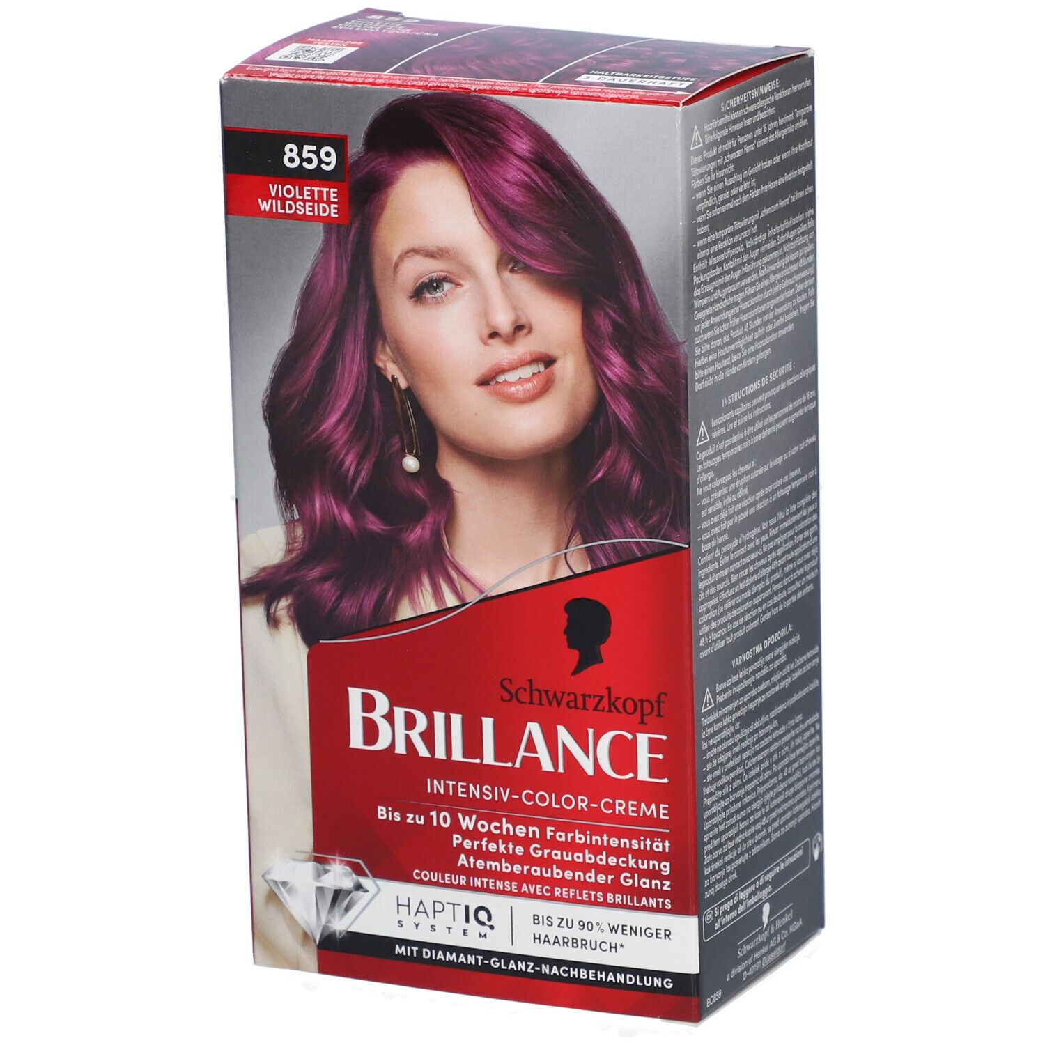 SCHWARZKOPF Brillance Haarverf 859 Zijdeachtige Paars