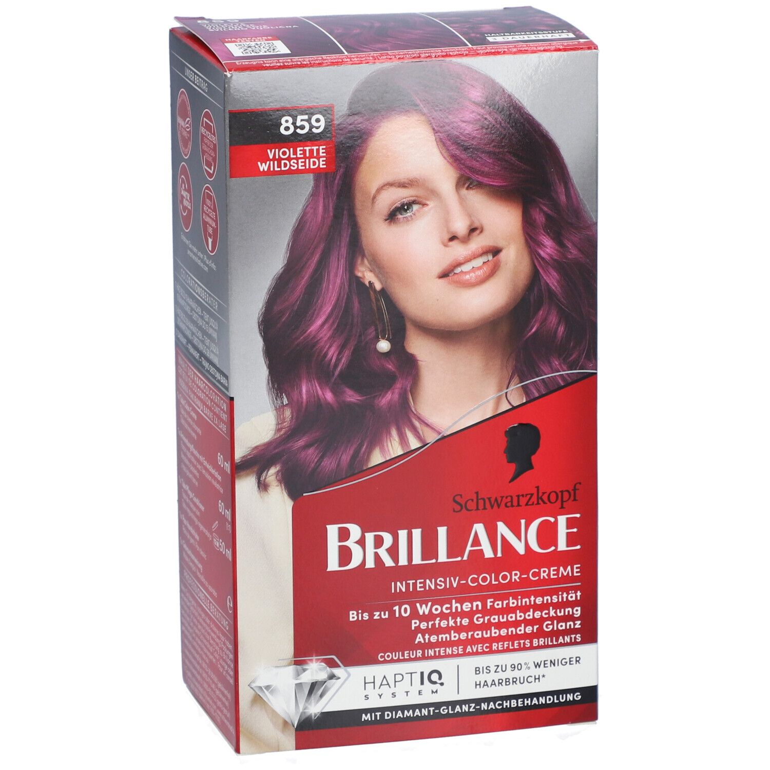 SCHWARZKOPF Brillance Haarverf 859 Zijdeachtige Paars