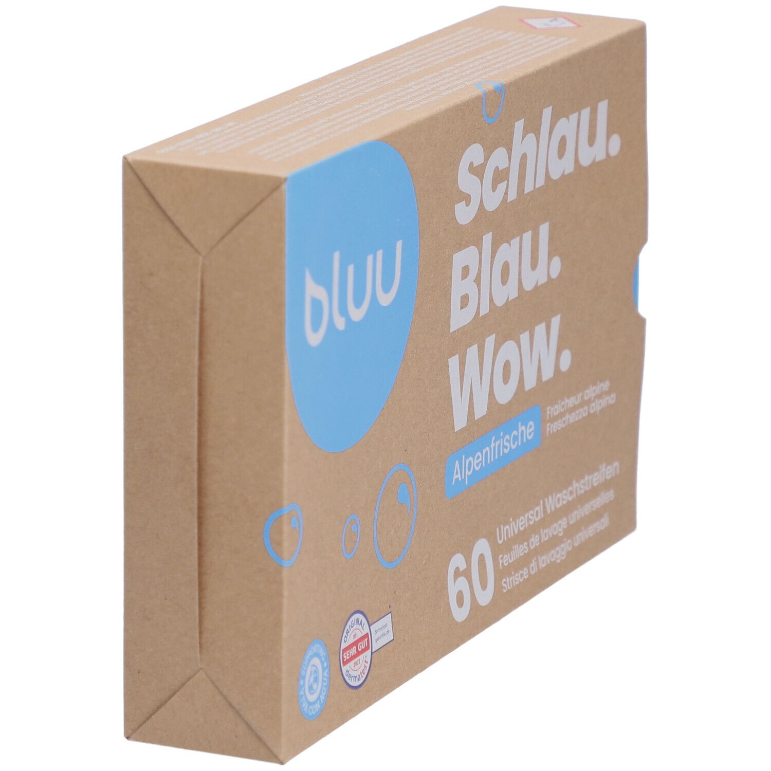 BLUU Feuilles de lavage universelles fraîcheur alpine