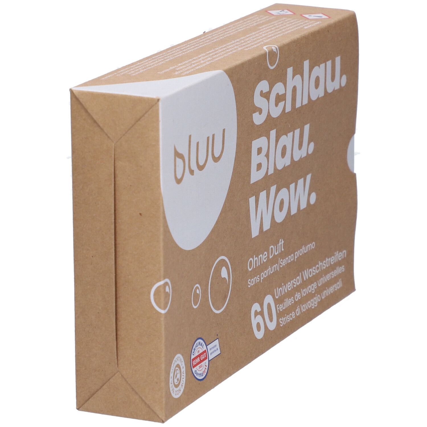 BLUU Feuilles de lavage universelles sans parfum