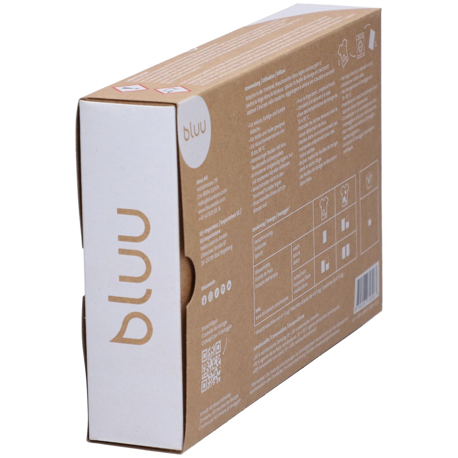 BLUU Feuilles de lavage universelles sans parfum