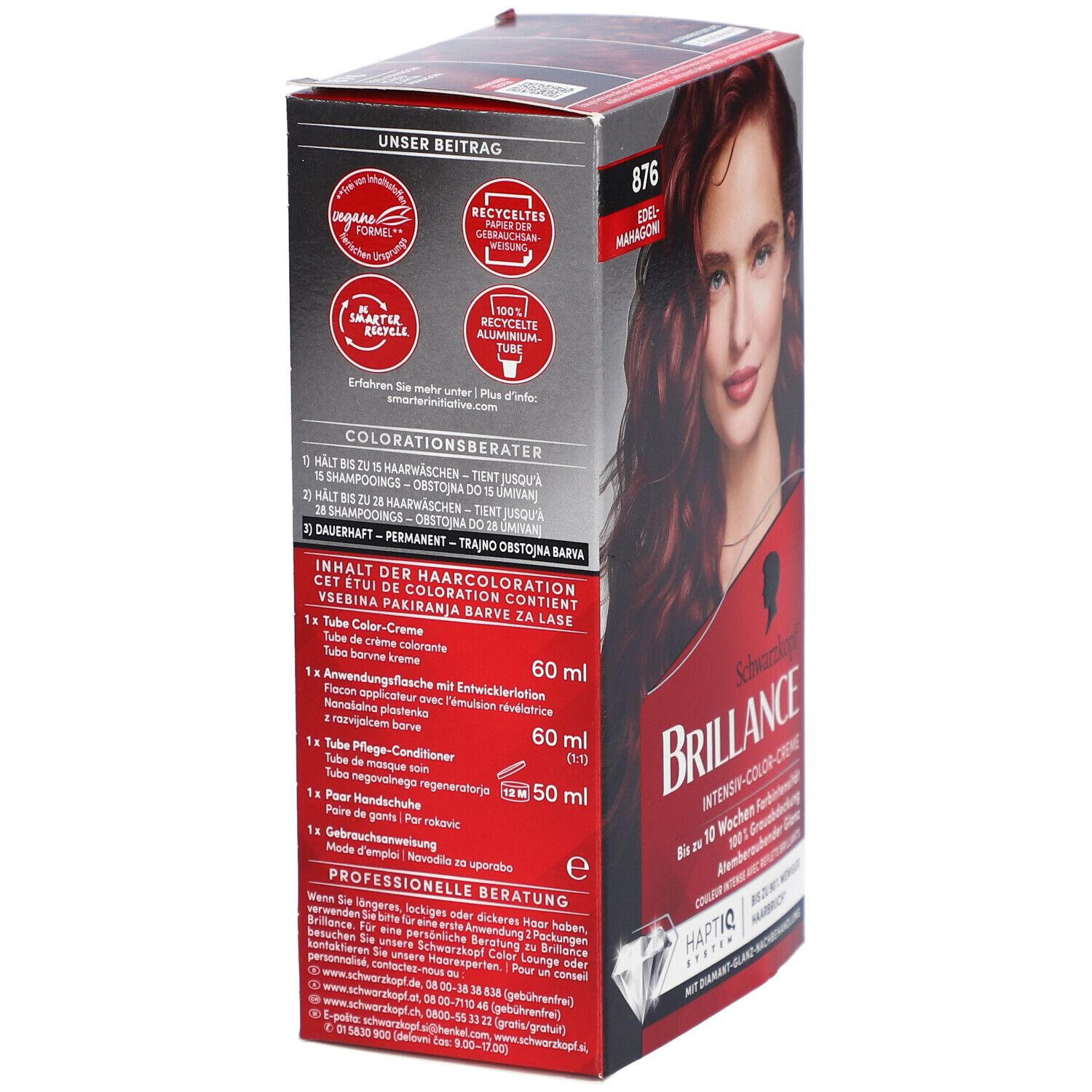 Schwarzkopf Brillance coloration 876 acajou précieux