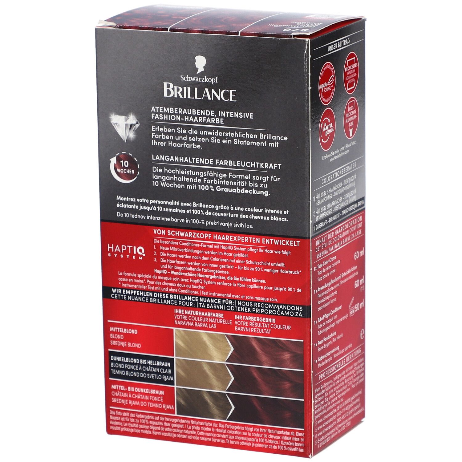 Schwarzkopf Brillance coloration 876 acajou précieux