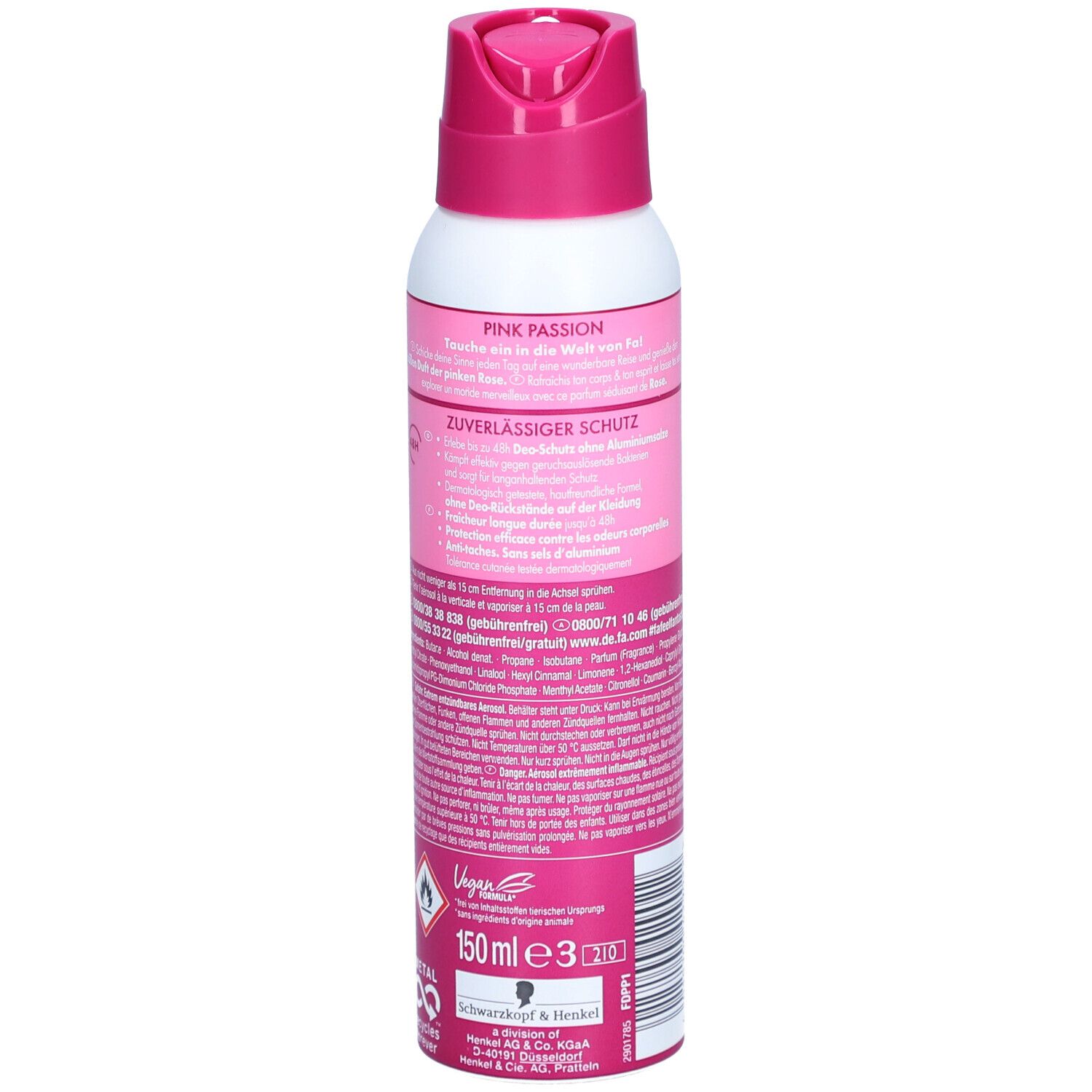FA Deodorant Spray Pink Passion