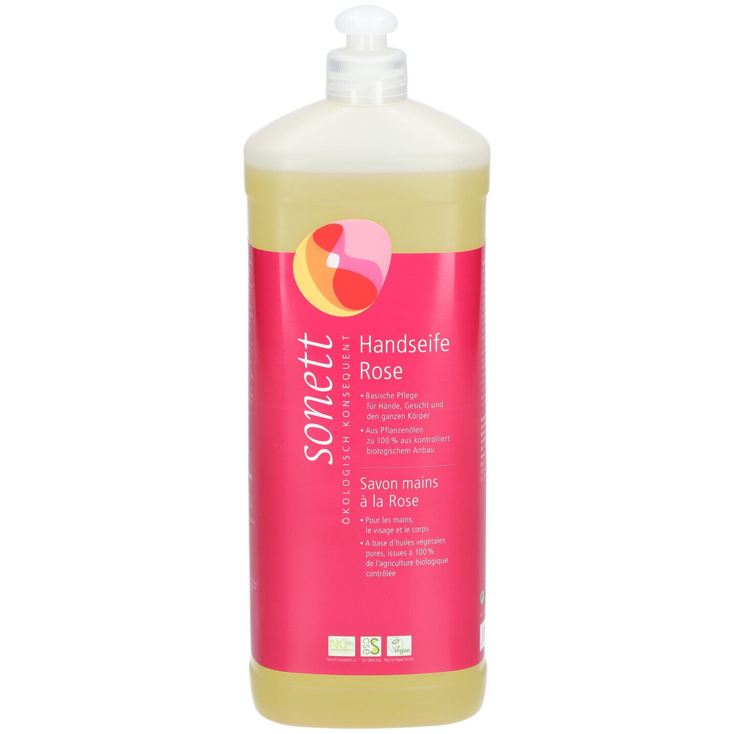 SONETT Savon liquide mains, visage & corps à la rose