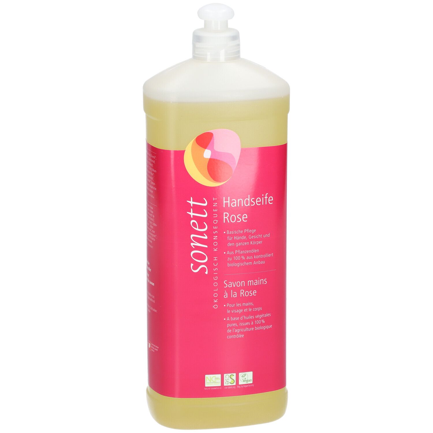 SONETT Savon liquide mains, visage & corps à la rose