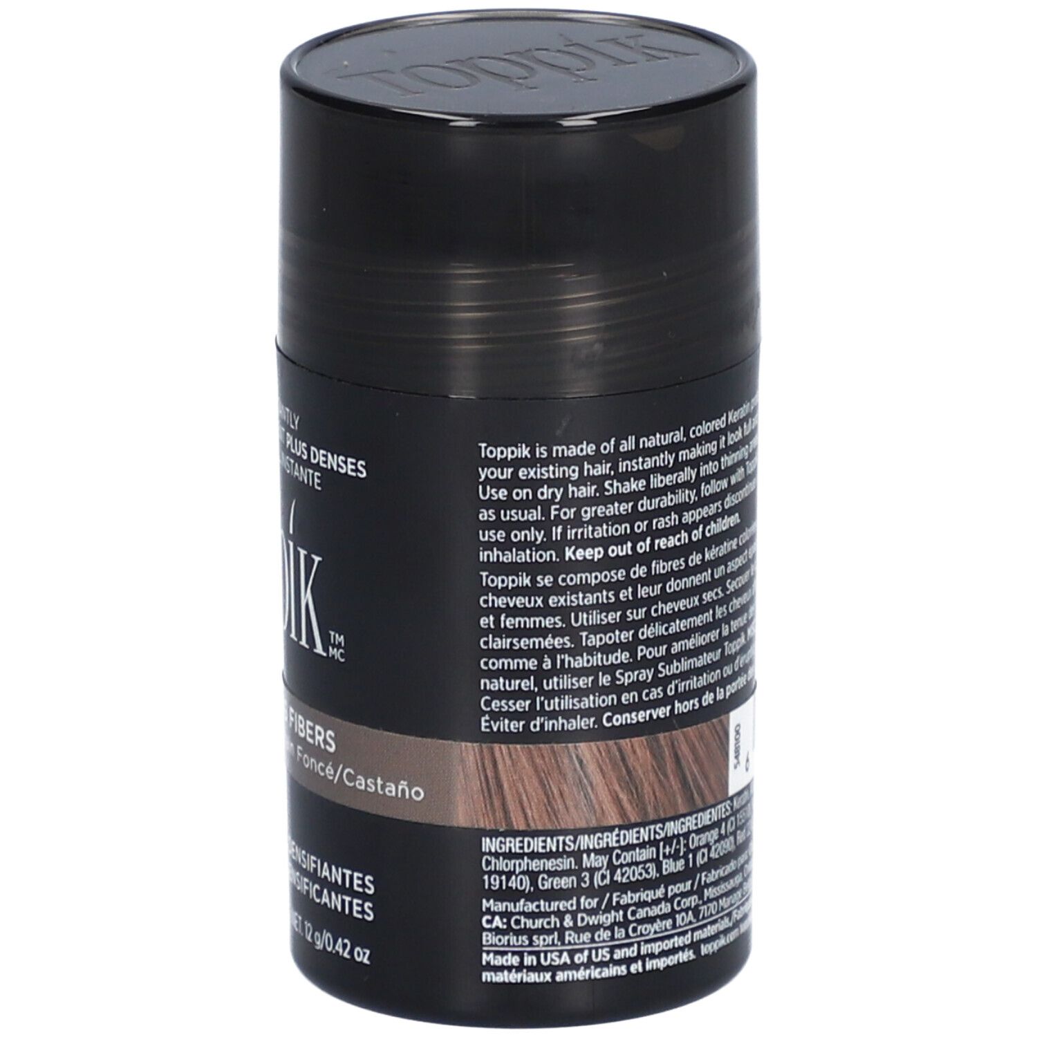 Toppik® Fibres capillaires densifiantes brun moyen