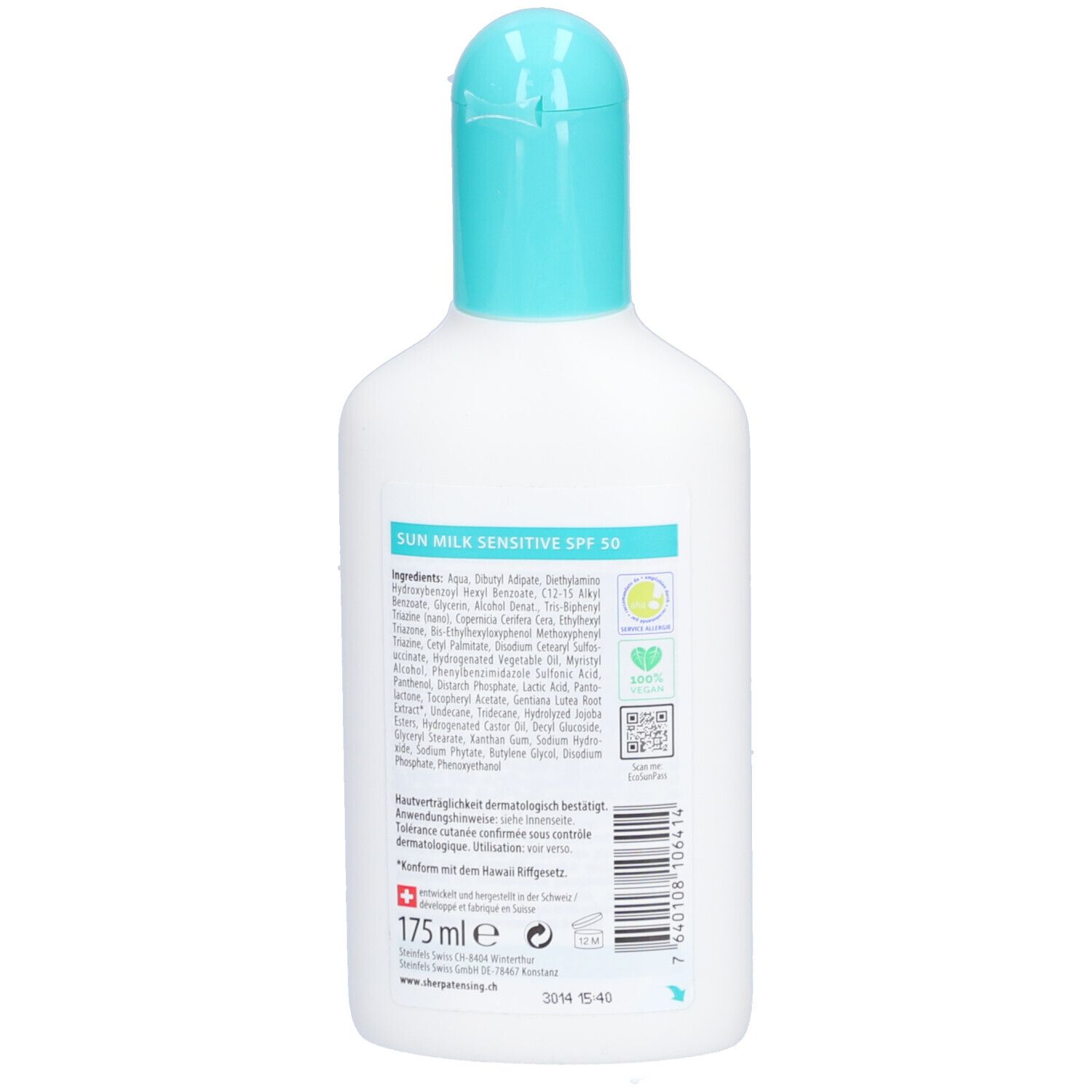Sherpa® Tensing Lait solaire SPF50 Peau sensible