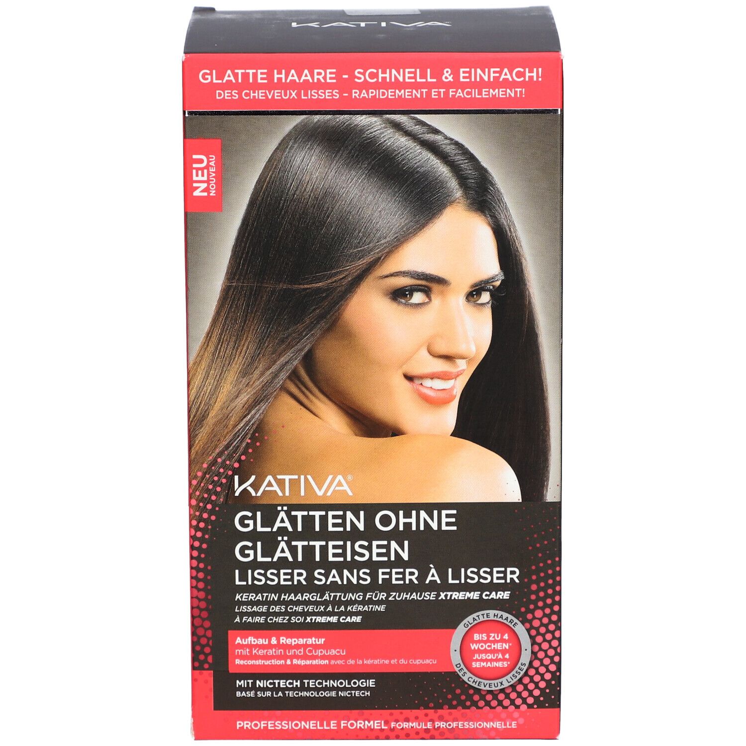 KATIVA Xtreme Care Lissage des cheveux sans fer à lisser