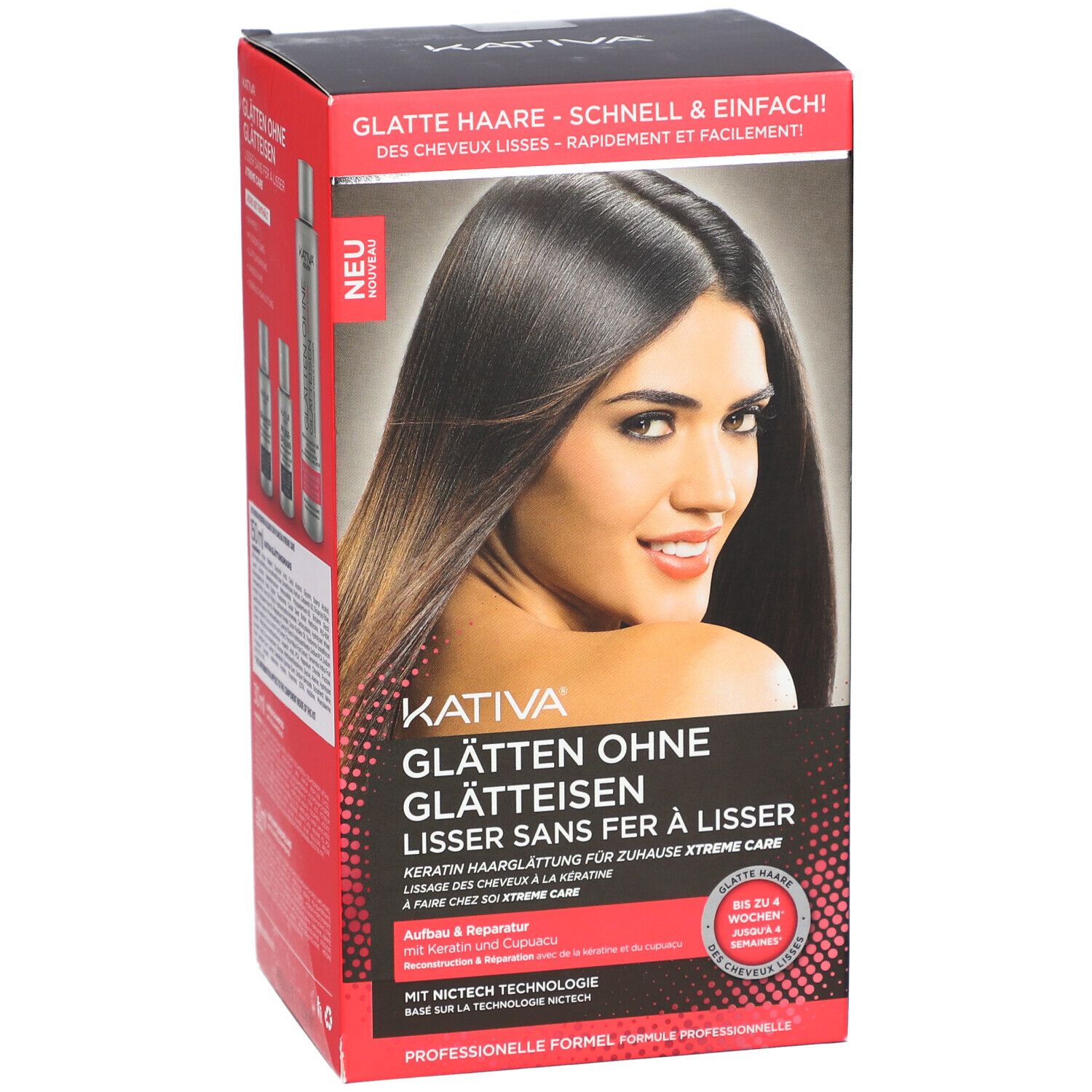 KATIVA Xtreme Care Lissage des cheveux sans fer à lisser
