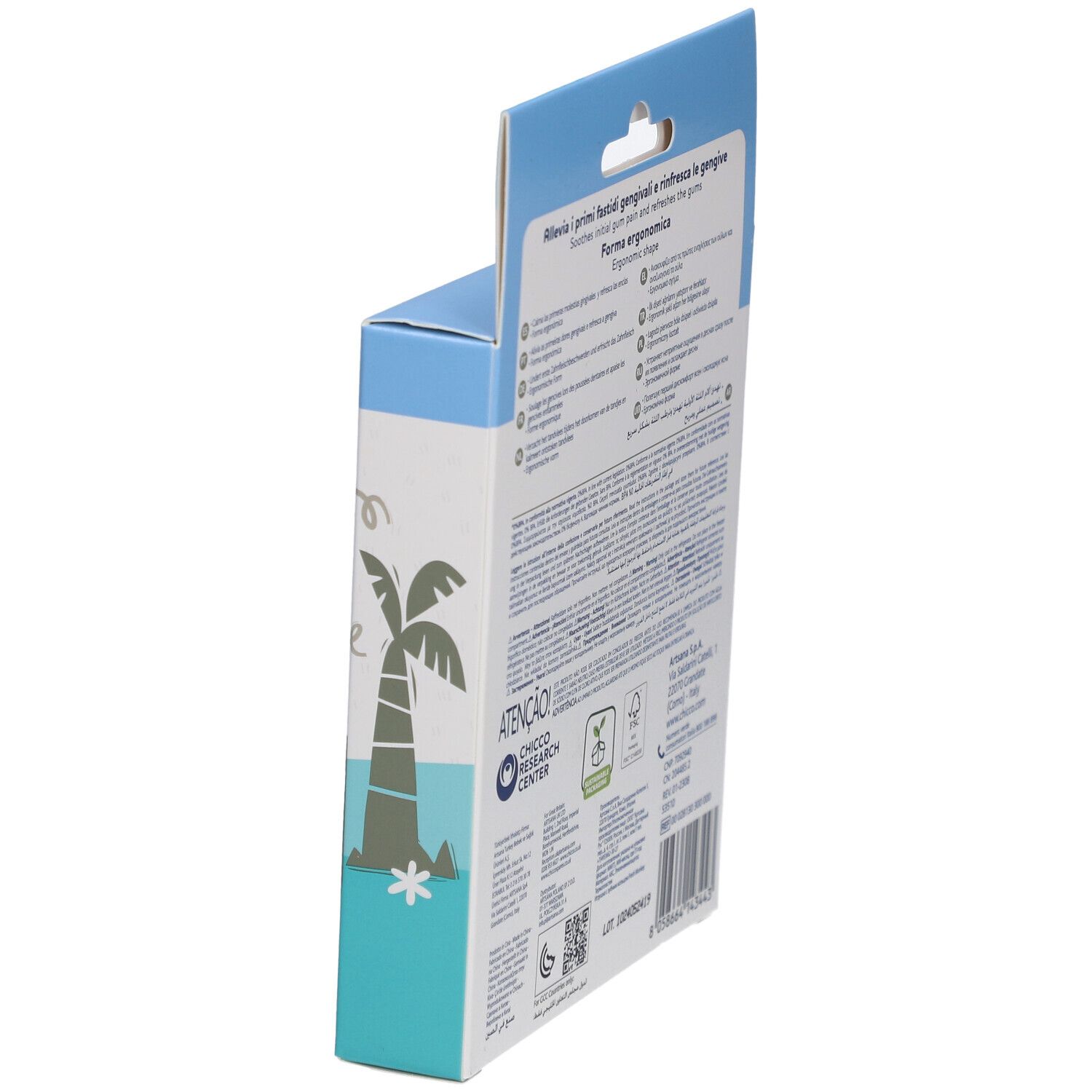 CHICCO Anneau de Dentition Verse Relax Cactus 4m +