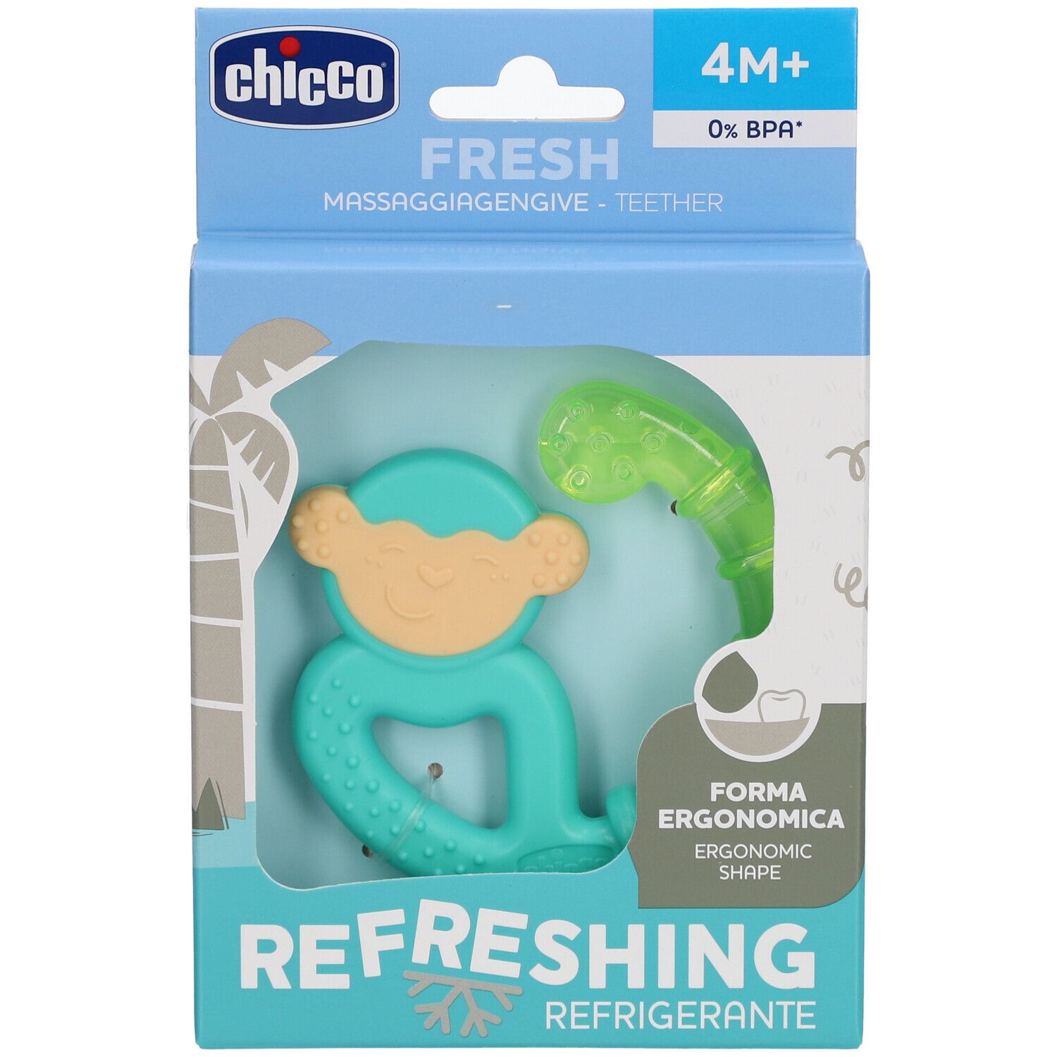 CHICCO Anneau de Dentition Verse Relax Cactus 4m +