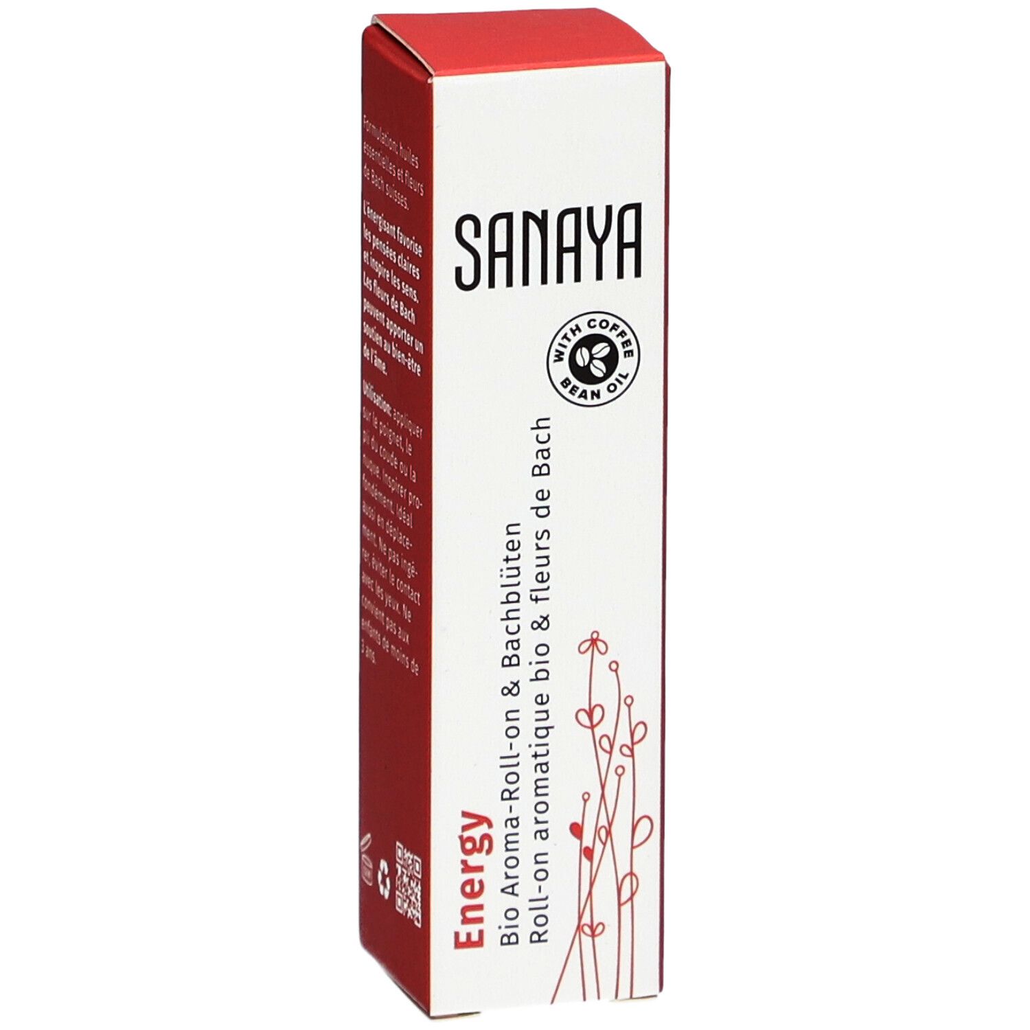SANAYA Roll On Aromatique bio & Fleurs de Bach Energy