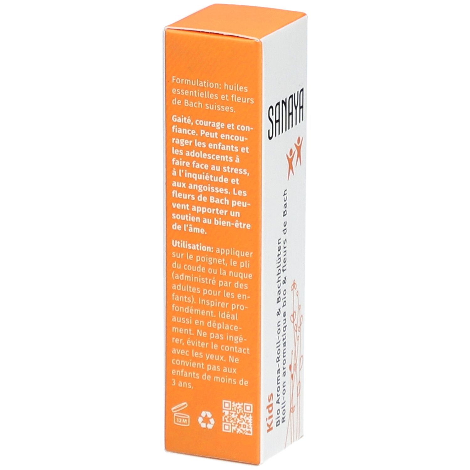 SANAYA Roll On Aromatique bio & Fleurs de Bach Kids