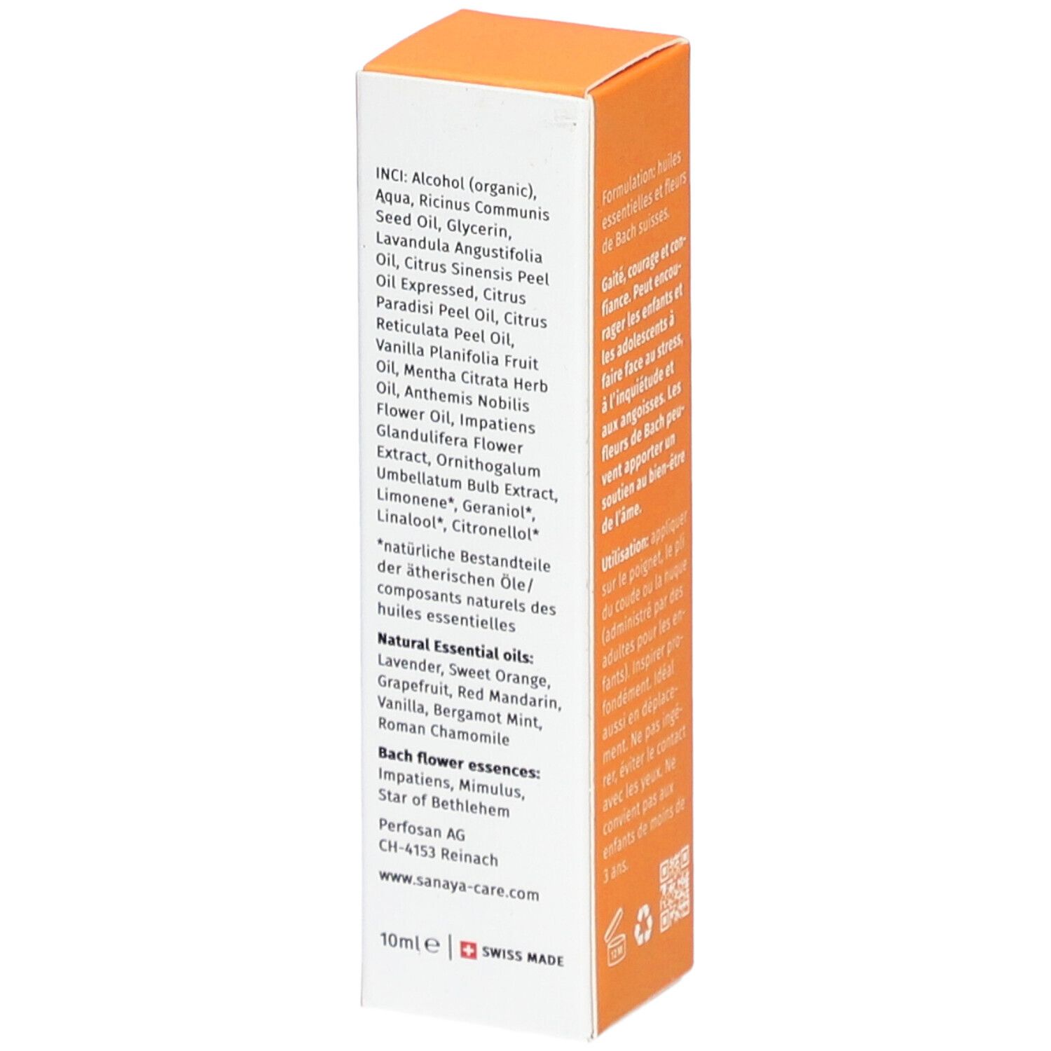 SANAYA Roll On Aromatique bio & Fleurs de Bach Kids