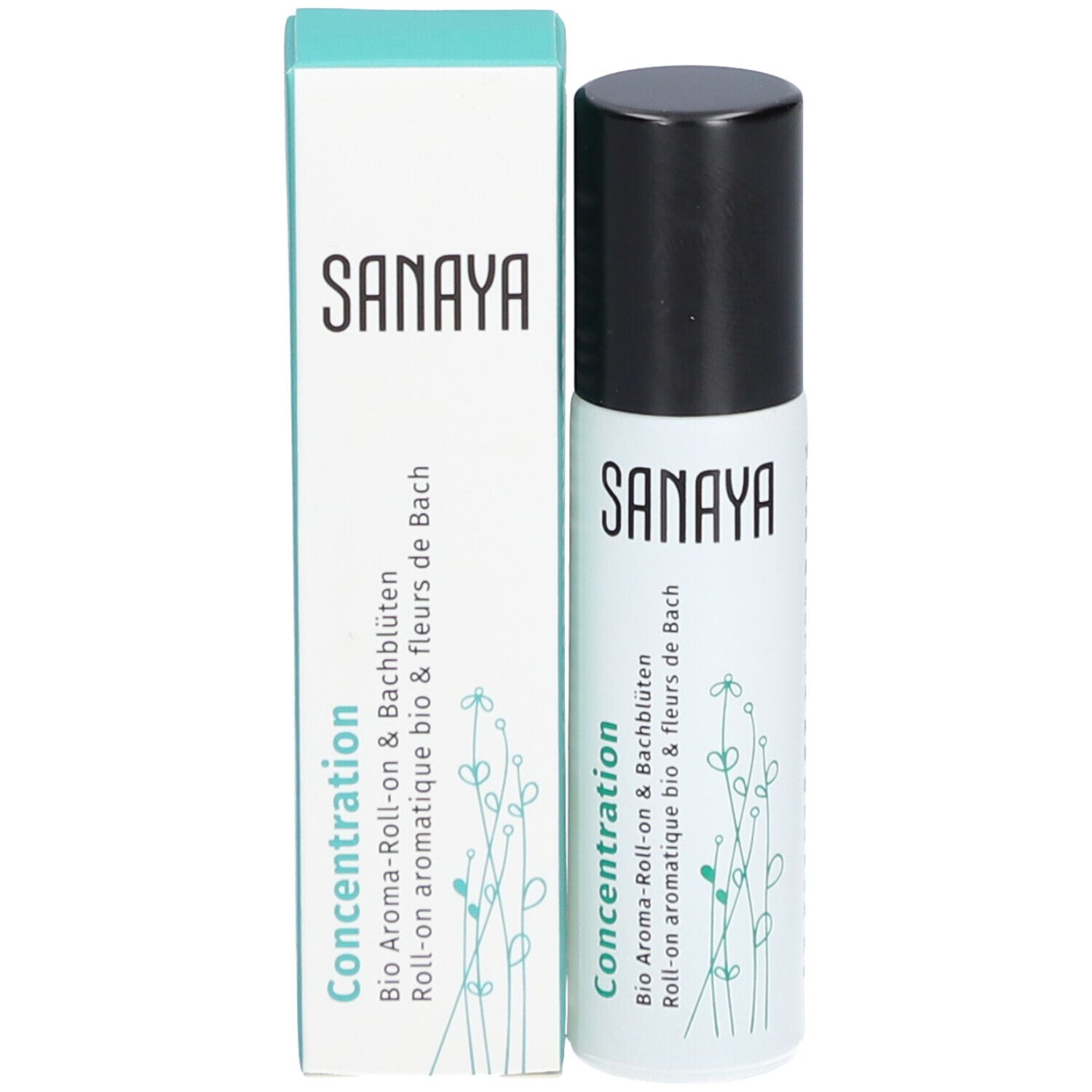 SANAYA Bio Aromatische Roll On & Bachbloesemconcentratie