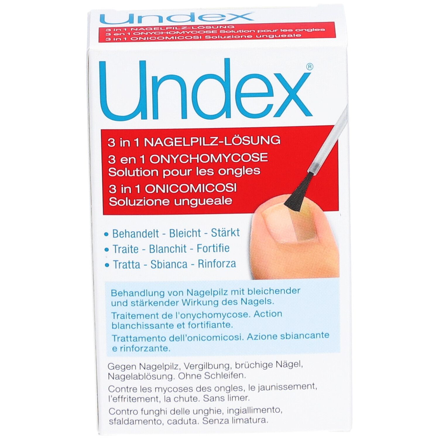 Undex 3-in-1 Onychomycosis Nageloplossing