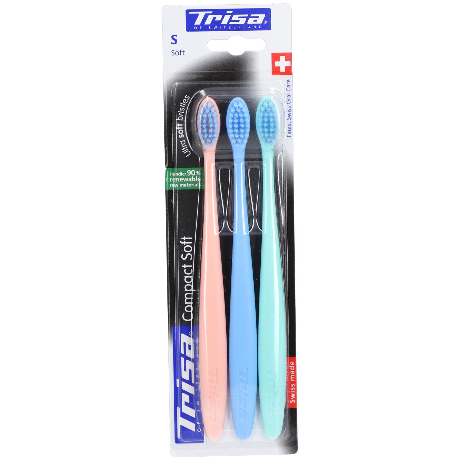 Trisa Compact Soft Trio Tandenborstel