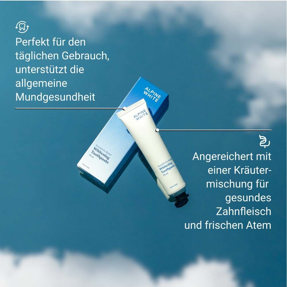ALPINE WHITE Dentifrice blanchissant soulagement de la sensibilité