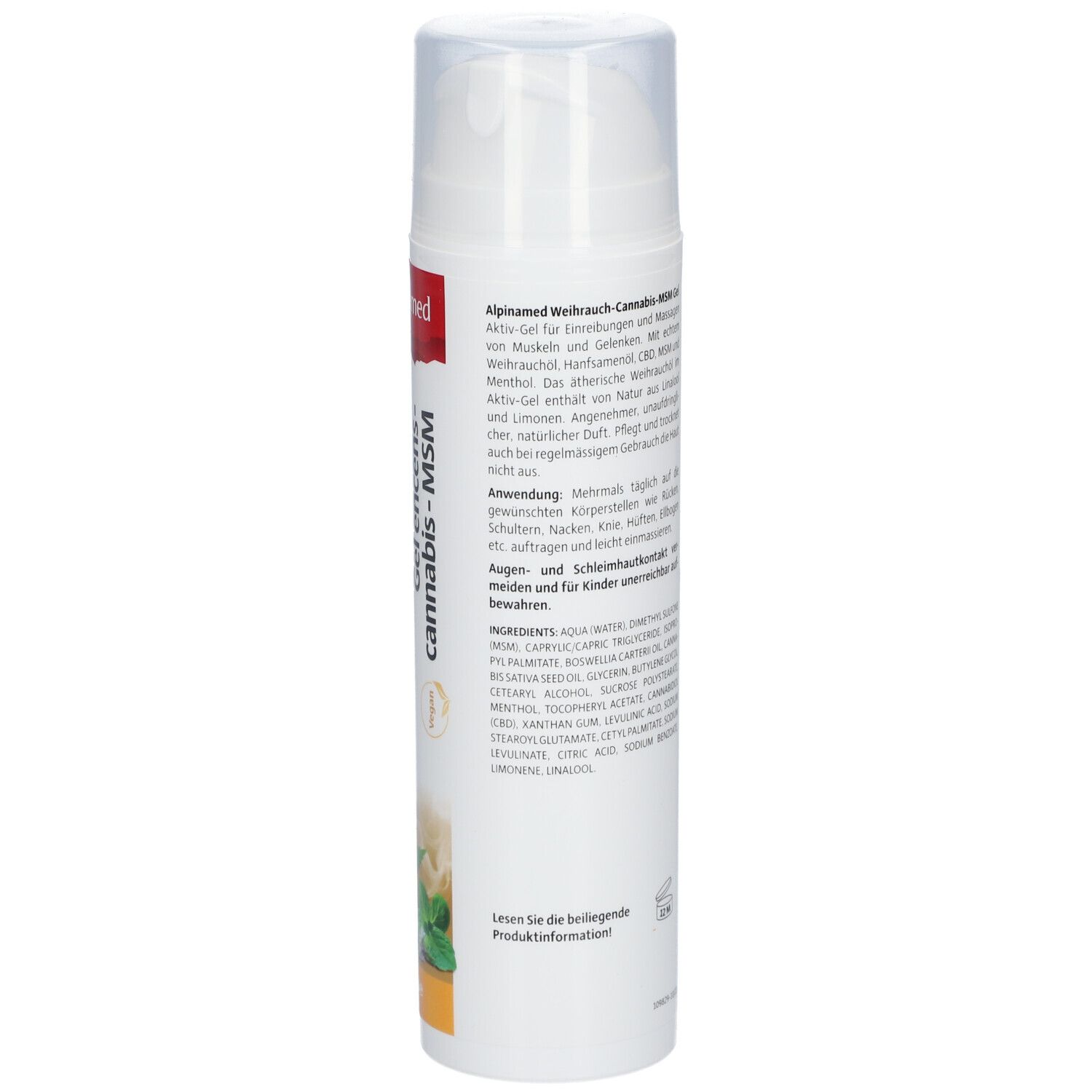 Alpinamed Wierook-Cannabis-MSM Gel