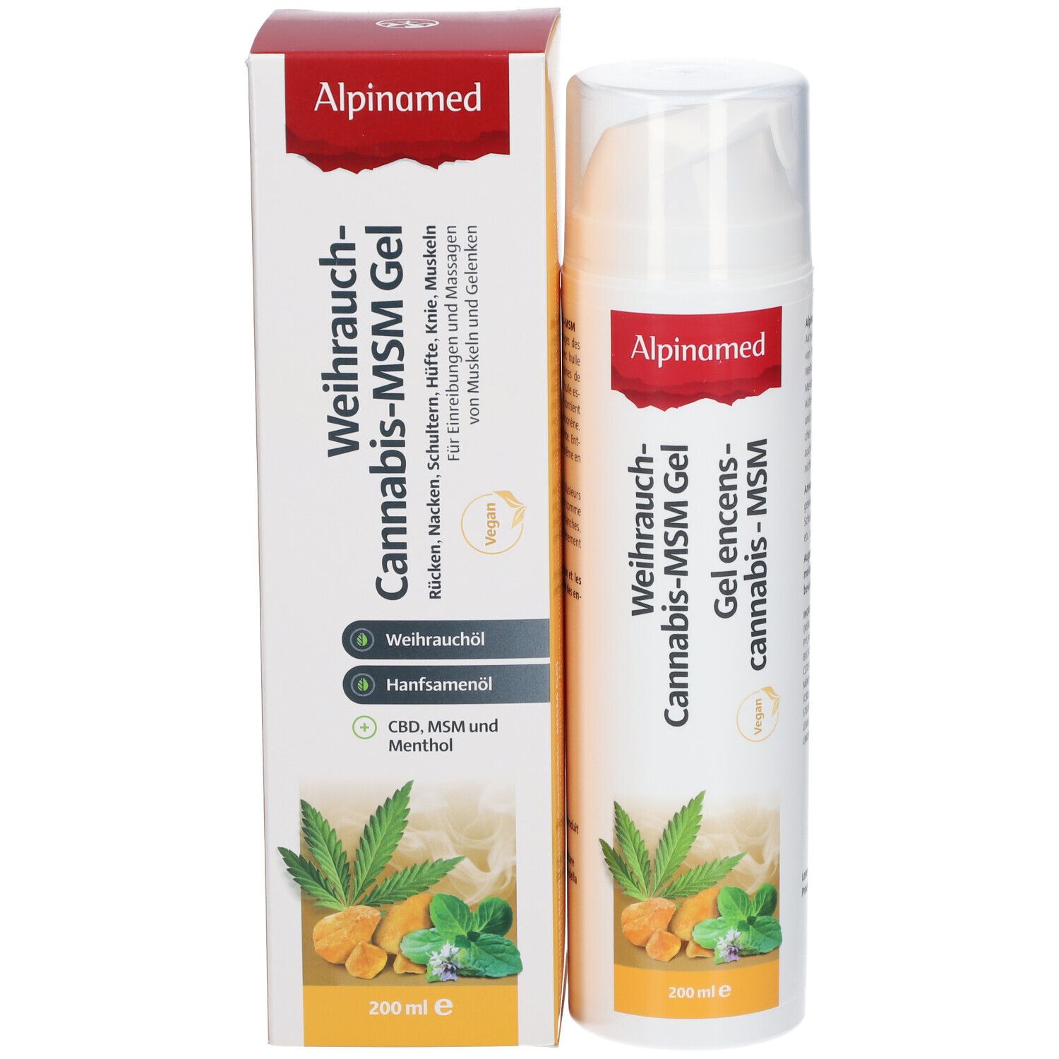 Alpinamed Wierook-Cannabis-MSM Gel