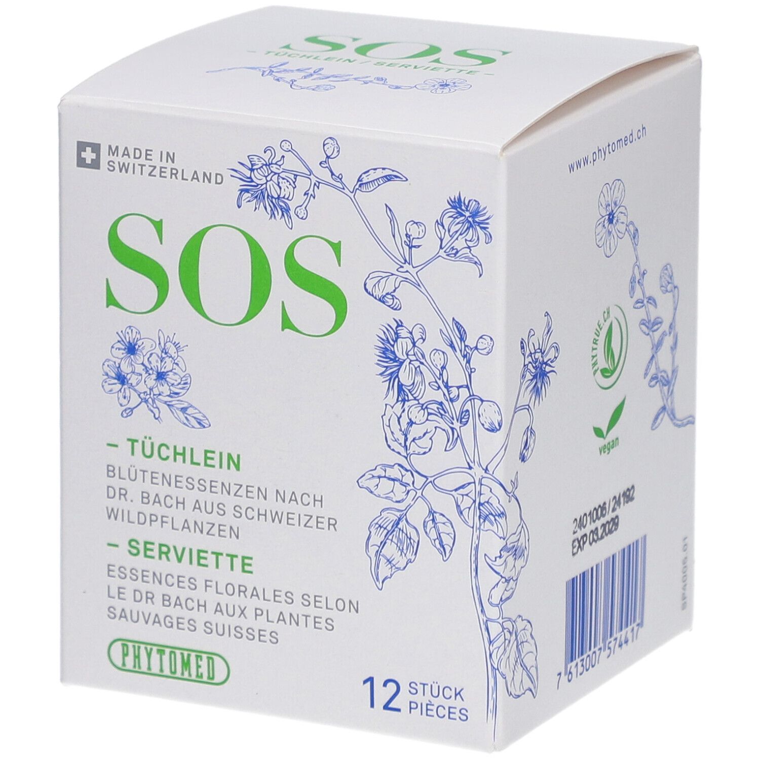 Serviette SOS PHYTOMED
