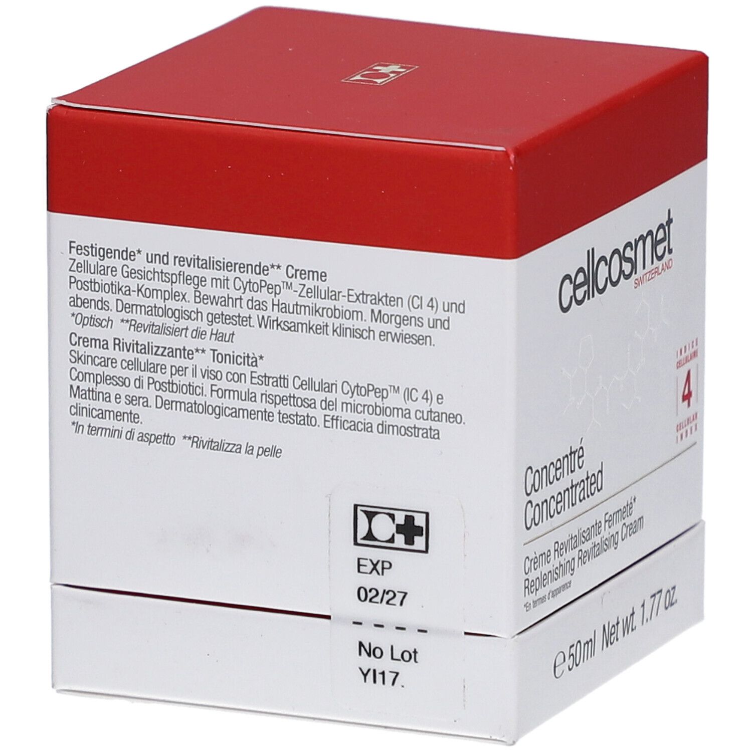 Cellcosmet Concentré Crème Revitalisante Fermeté*