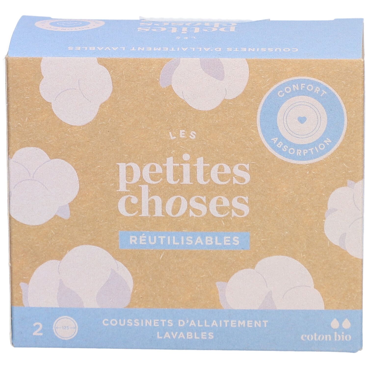 LES PETITES CHOSES Wasbare zoogcompressen