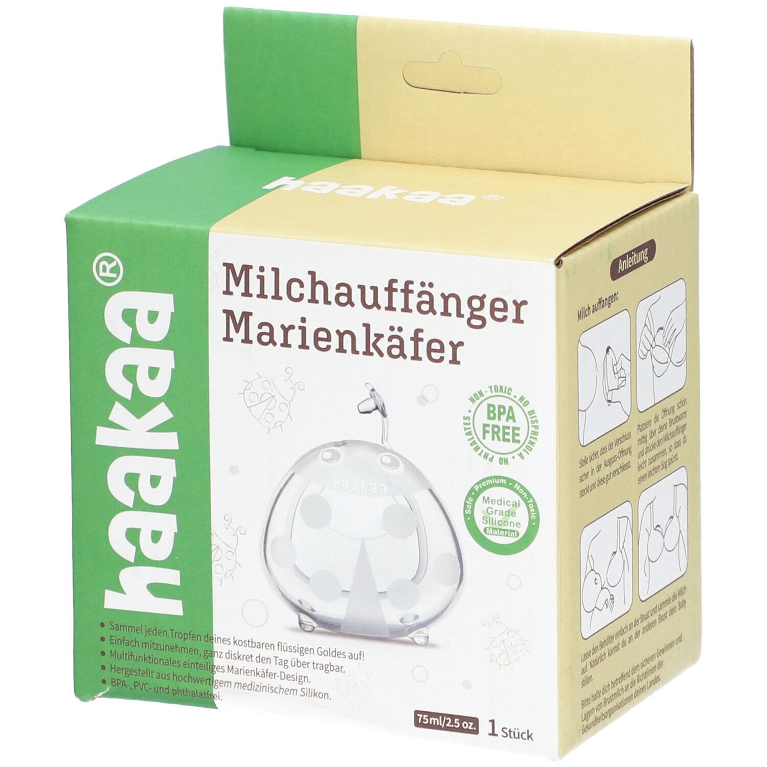HAAKAA® Collecteur de lait 75 ml