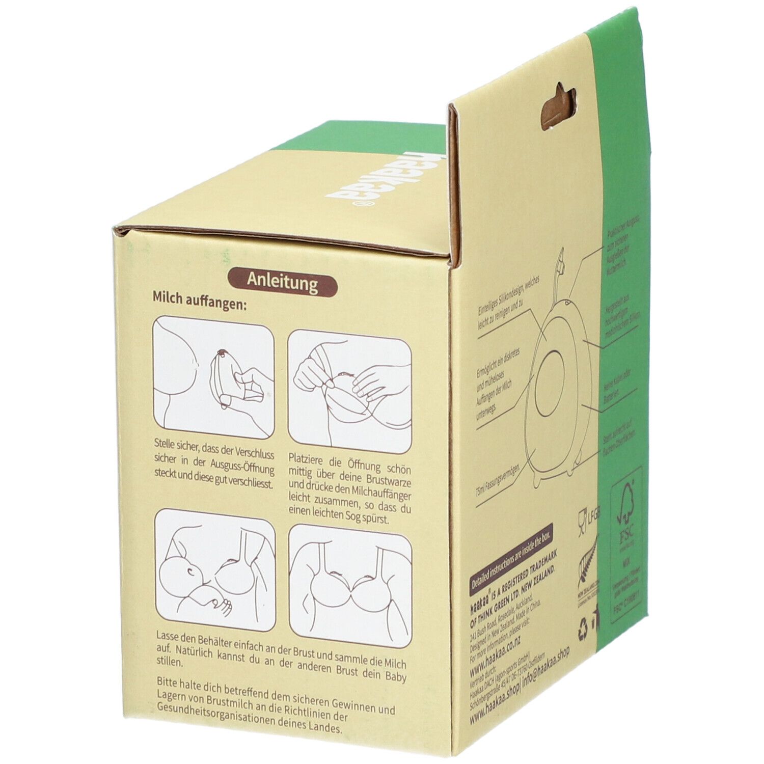 HAAKAA® Collecteur de lait 75 ml