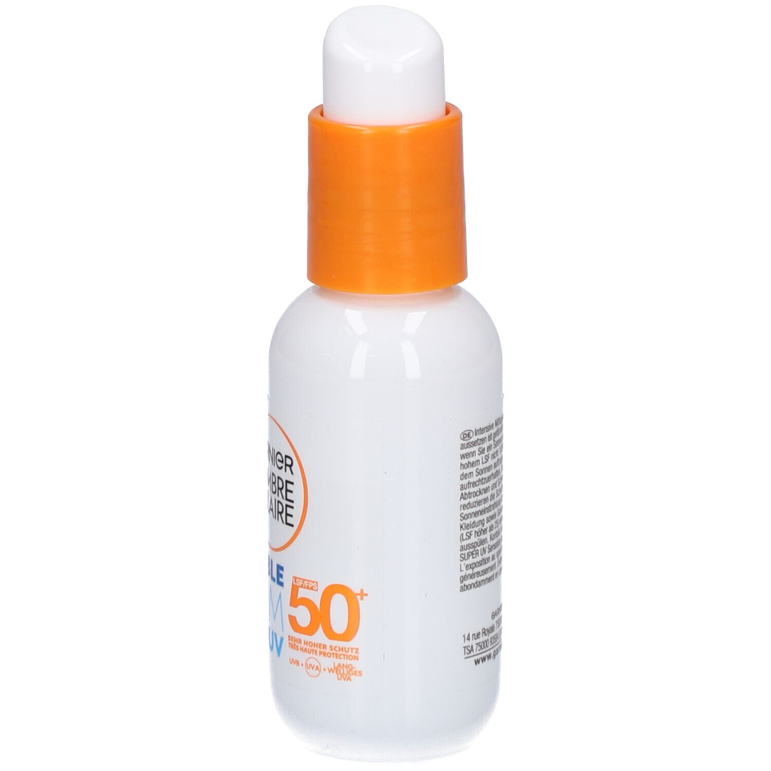 Garnier Invisible Serum Super UV SPF50+ | Tegen UVA en UVB | Alle huidtypes