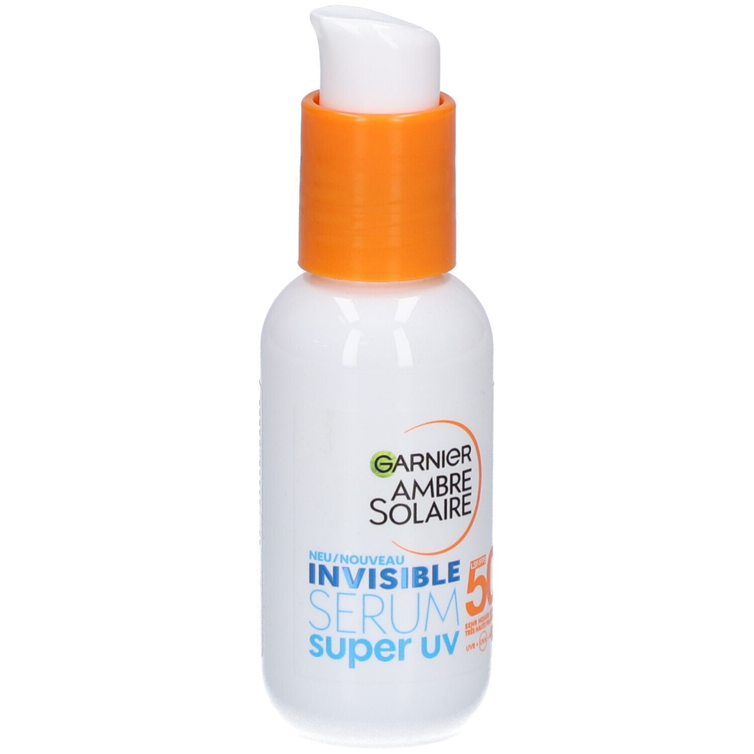 Garnier Invisible Serum Super UV SPF50+ | Tegen UVA en UVB | Alle huidtypes