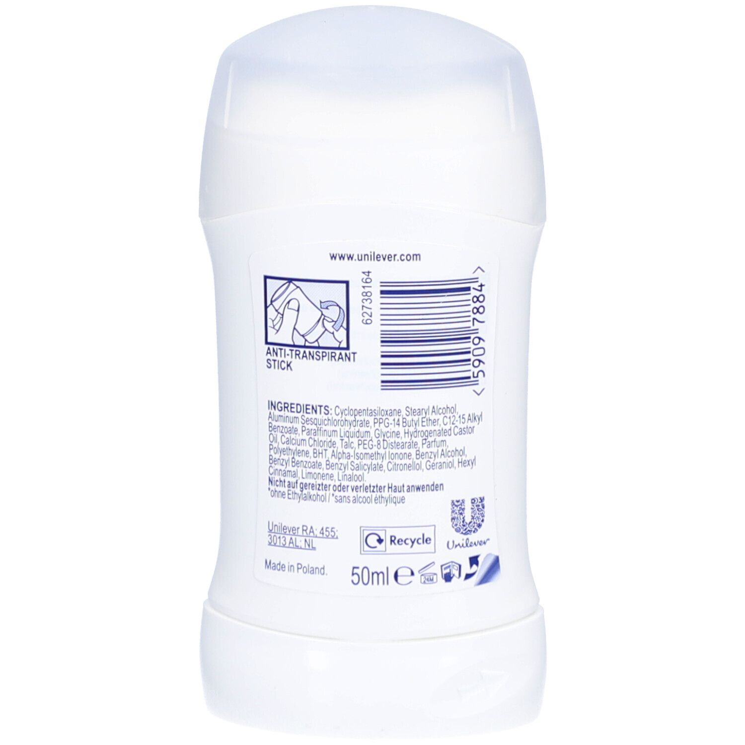 Rexona® Antitranspirant Déodorant en stick Nonstop Protection 72 H Cotton Dry