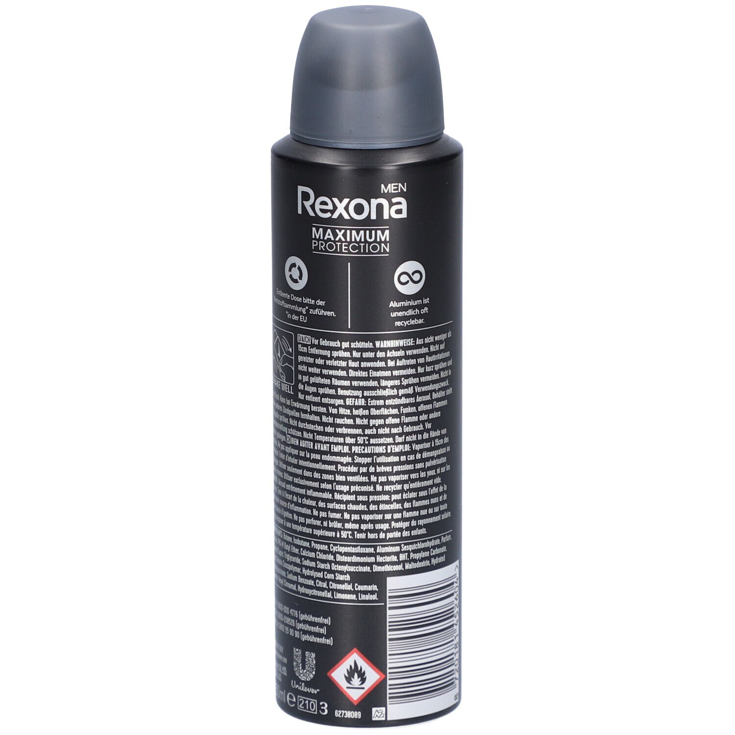 Rexona® Men Antiperspirant Deodorant spay Maximale Bescherming 96u Cobalt Dry