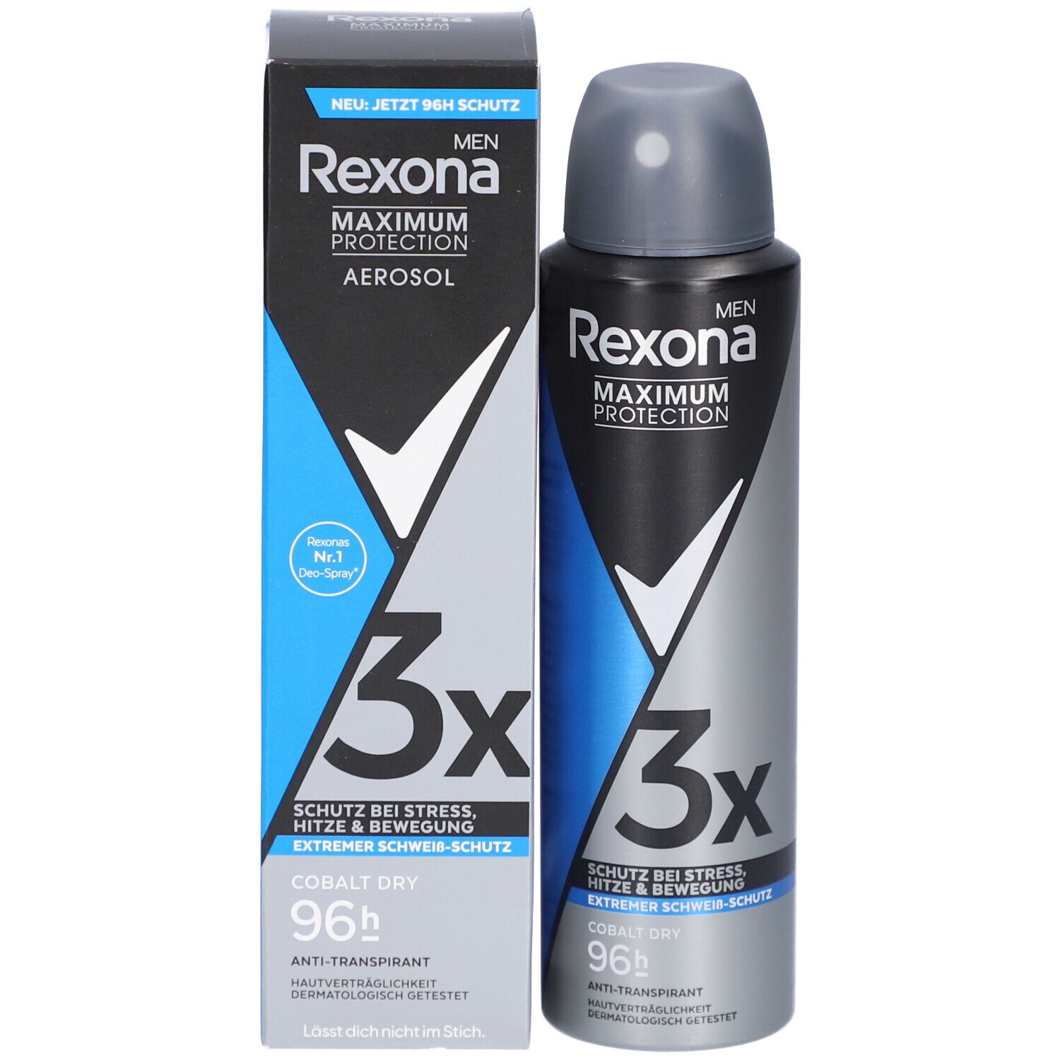 Rexona® Men Antiperspirant Deodorant spay Maximale Bescherming 96u Cobalt Dry