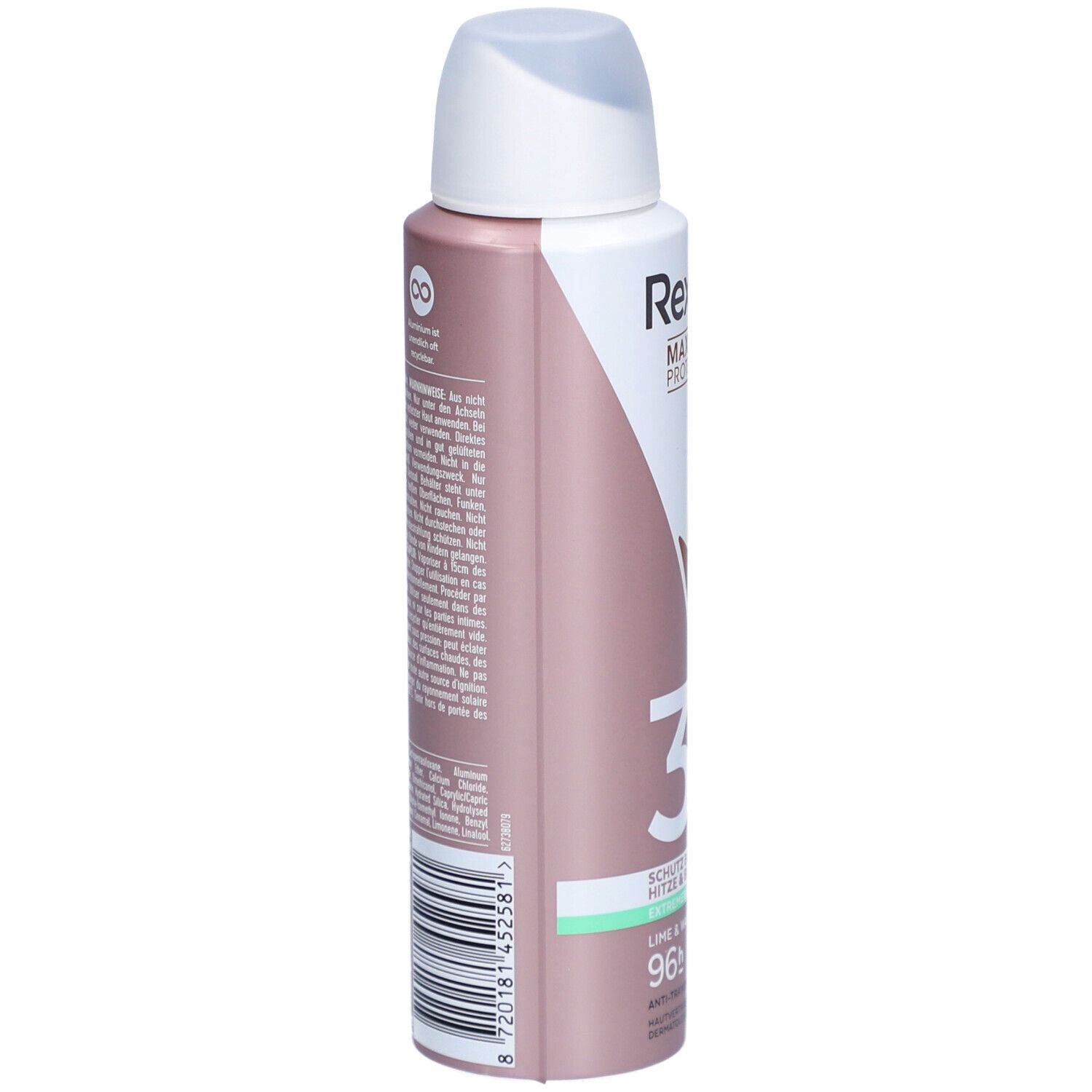 Rexona® Women Anti-Transpirant Max Deodorant en spay Maximale Bescherming 96 H Limoen & Waterlelie