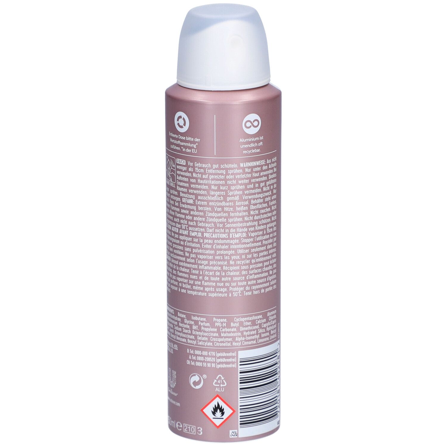 Rexona® Women Anti-Transpirant Max Deodorant en spay Maximale Bescherming 96 H Limoen & Waterlelie