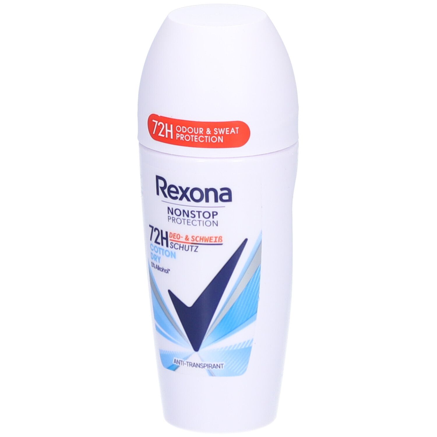 Rexona® Antitranspirant Déo Roll-on Nonstop Protection 72 H Coton sec