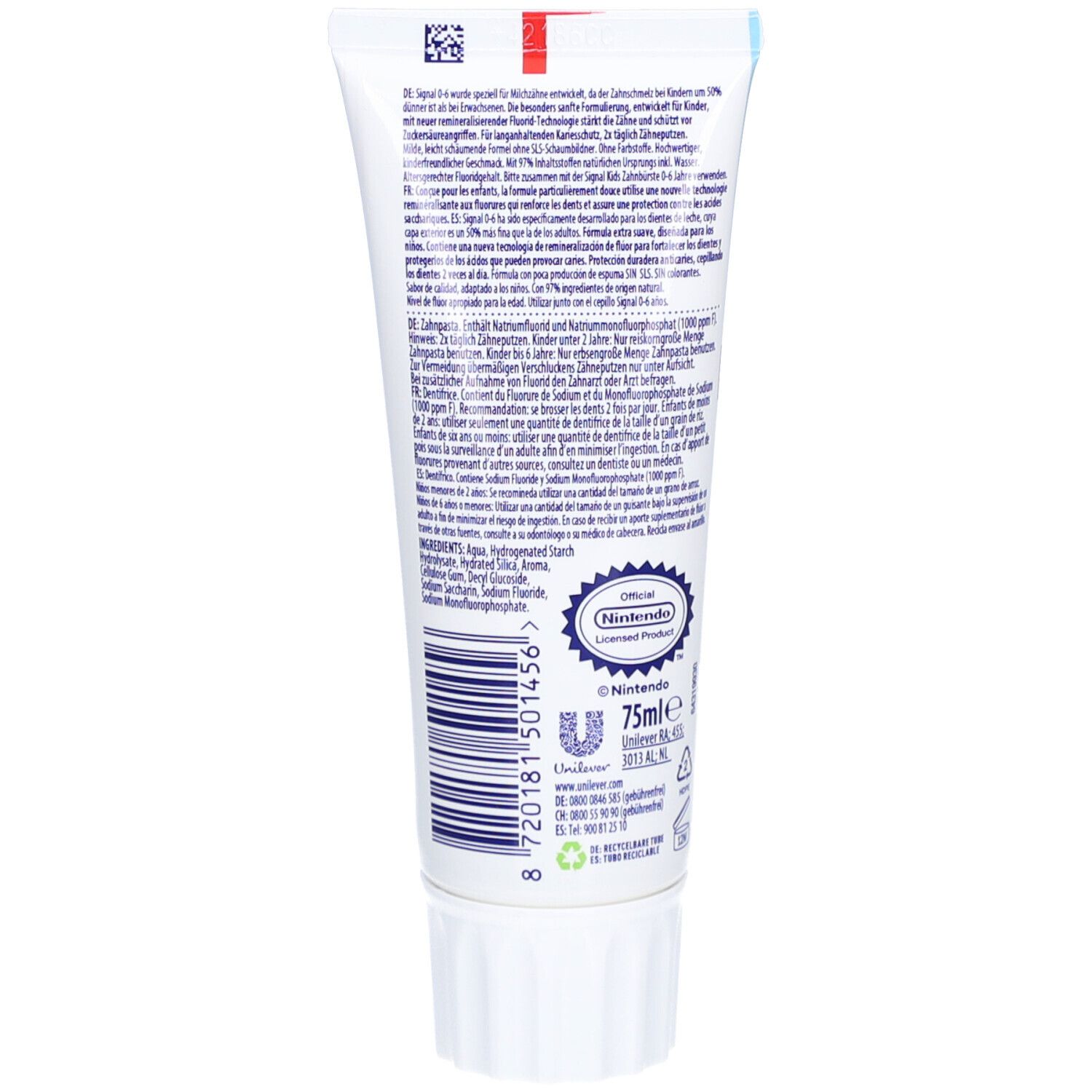 Signal® Dentifrice enfants goût fruit 0-6 ans
