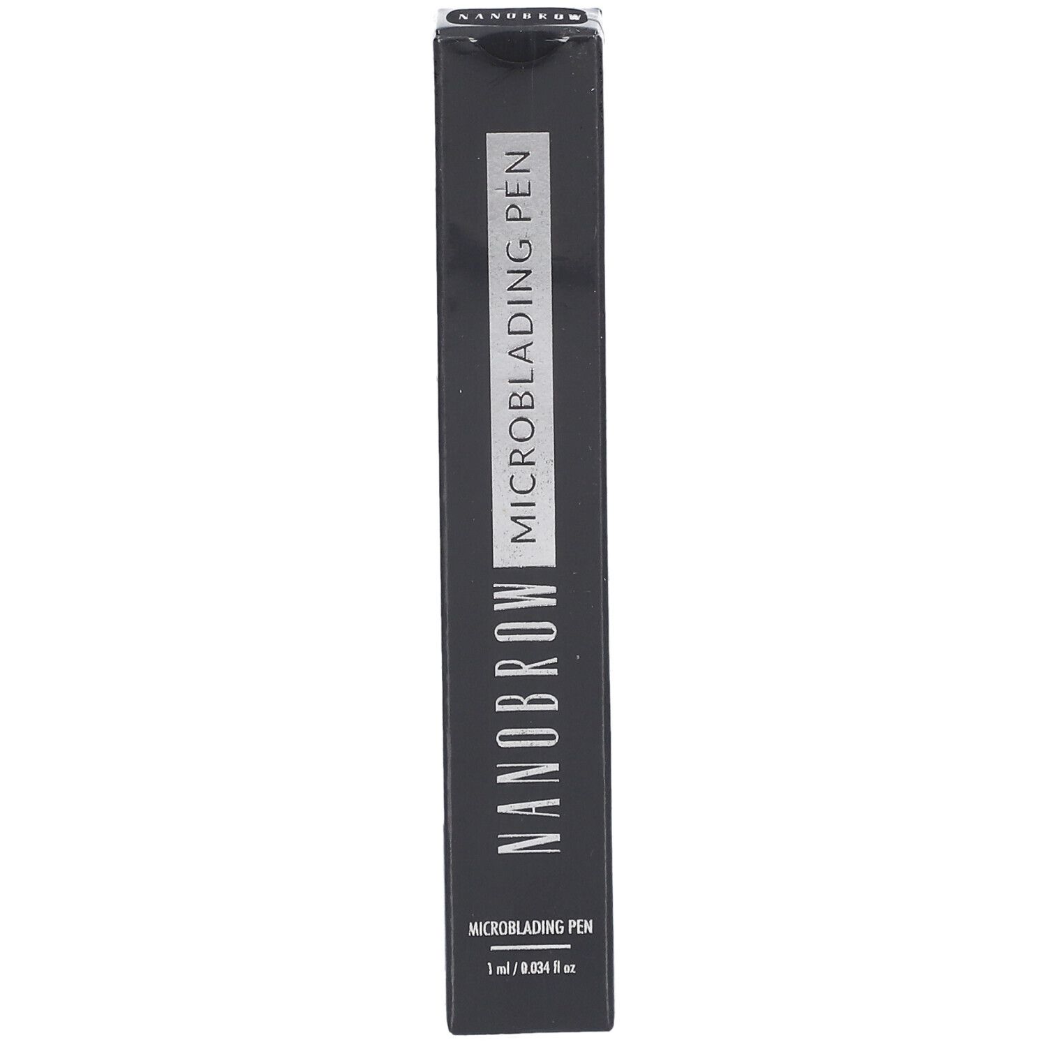 Emballage d'un stylo microblading Nanobrow avec inscription.