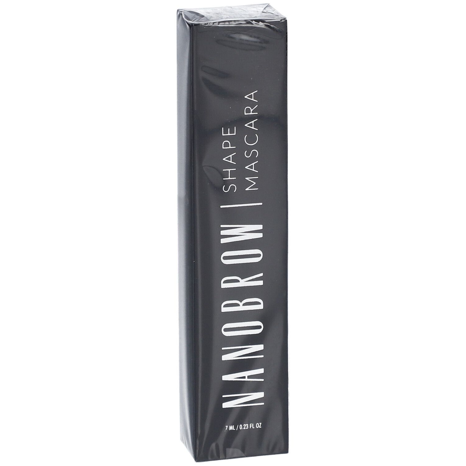 Emballage noir pour mascara Nanobrow Shape, 7ml.