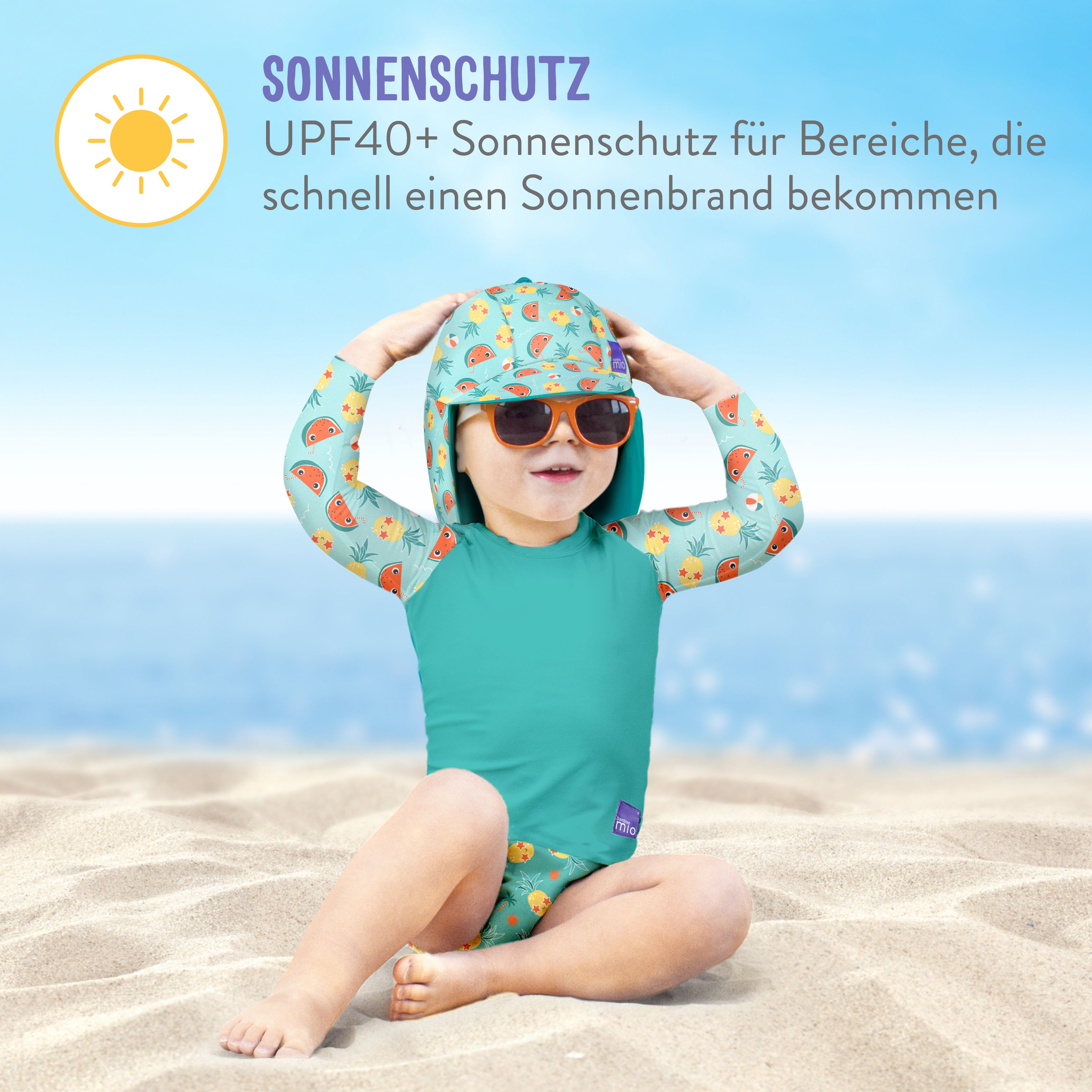 bambino mio omkeerbare zonnehoed