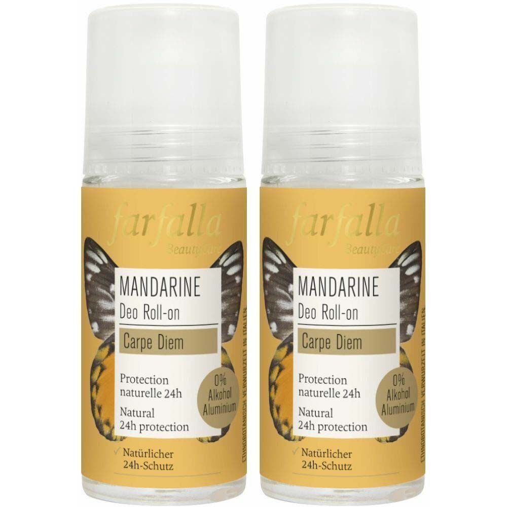 FARFALLA Beauty Care Déo Roll-on Mandarine Carpe Diem