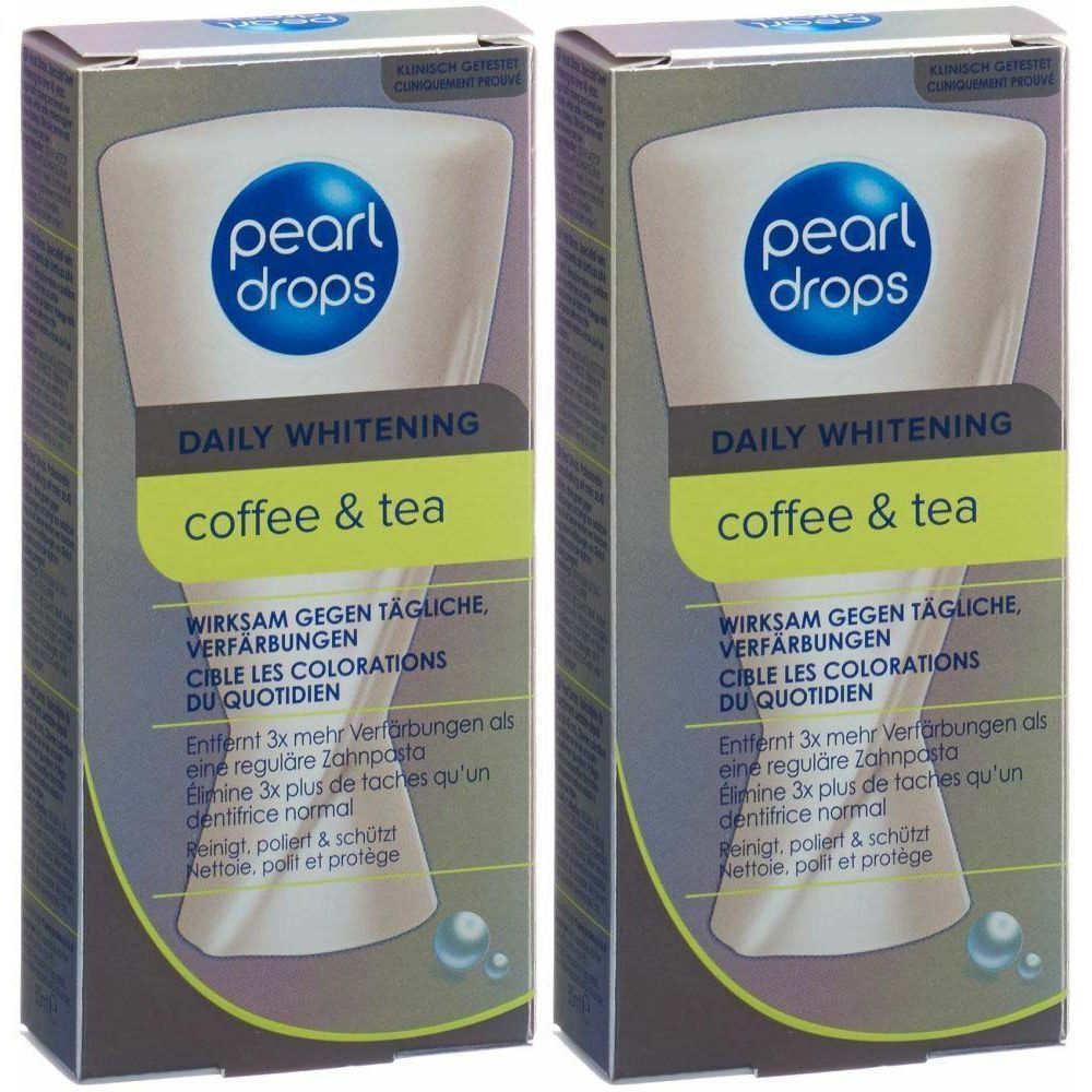 PEARL DROPS Coffee & Tea 50 ml x2
