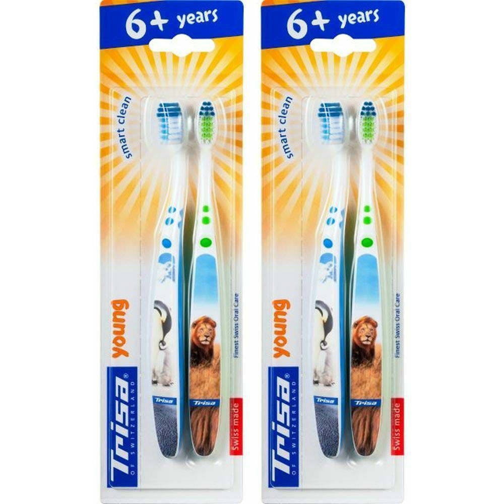 TRISA brosses à dents pour enfants duo